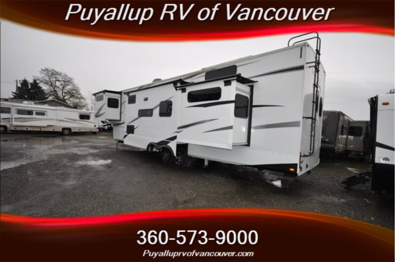 A photo of this 2023 Grand Design SOLITUDE ST391DL LOFT TWO BEDROOM