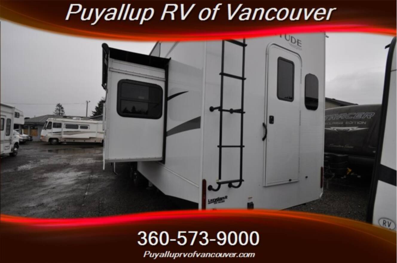 A photo of this 2023 Grand Design SOLITUDE ST391DL LOFT TWO BEDROOM