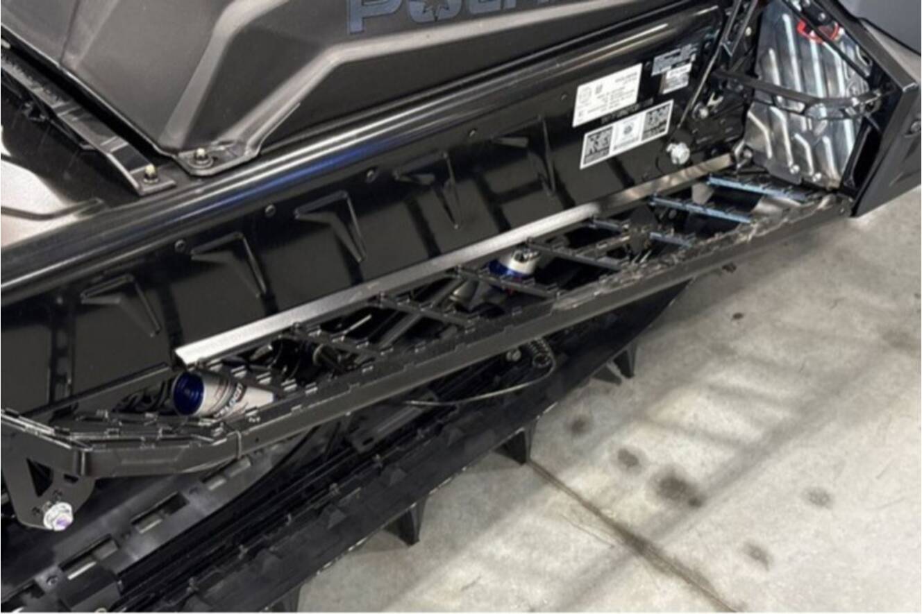 A photo of this 2026 Polaris® SNO-26 BOOST RMK KHAOS 155 Patriot Boost