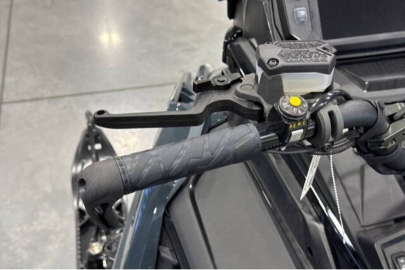 A photo of this 2026 Polaris® SNO-26 BOOST RMK KHAOS 155 Patriot Boost