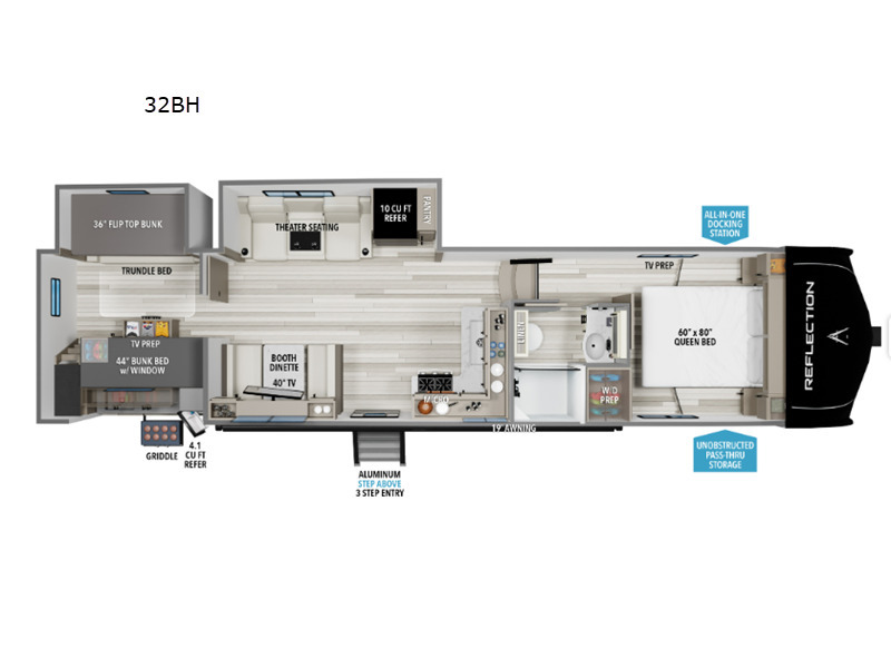 A photo of this 2026 Grand Design Reflection 100 Series 32BH