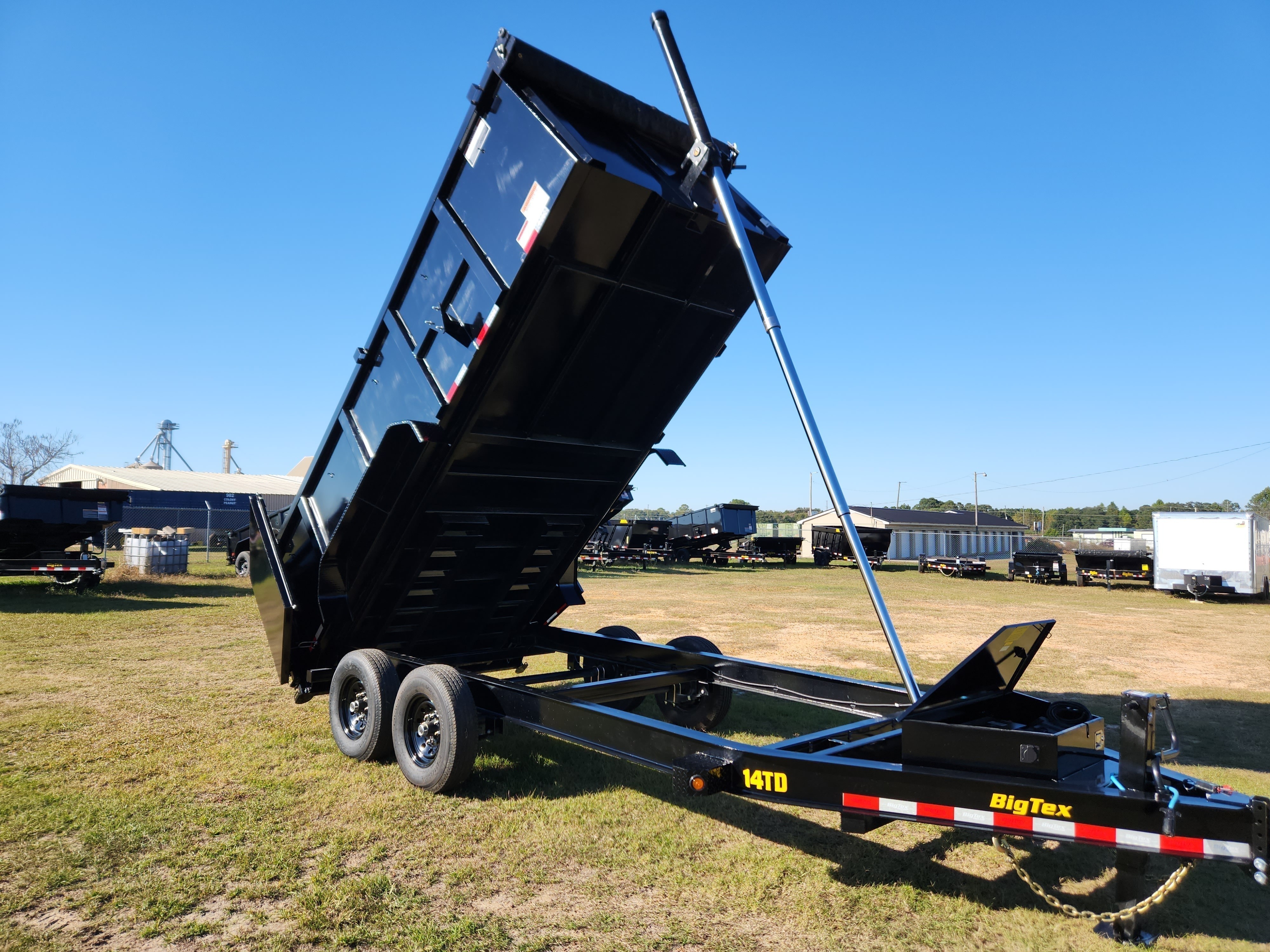 BIG TEX TRAILERS 7X16 TELESCOPIC DUMP TRAILER 14,000LB GVWR 4' SIDES in Fort Myers, FL