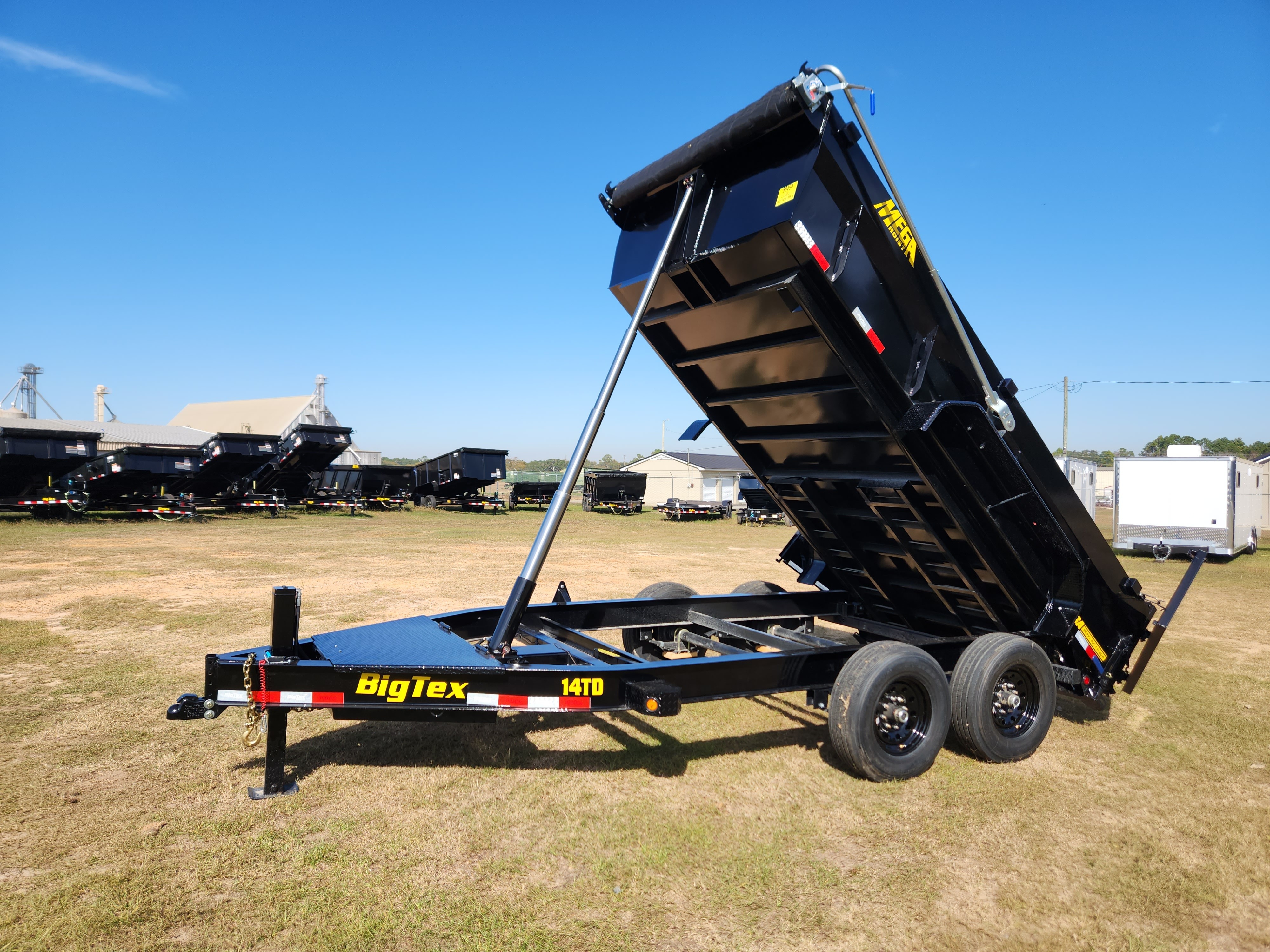 BIG TEX TRAILERS 7X14 TELESCOPIC DUMP TRAILER 14,000LB GVWR 2' SIDES in Jacksonville, FL