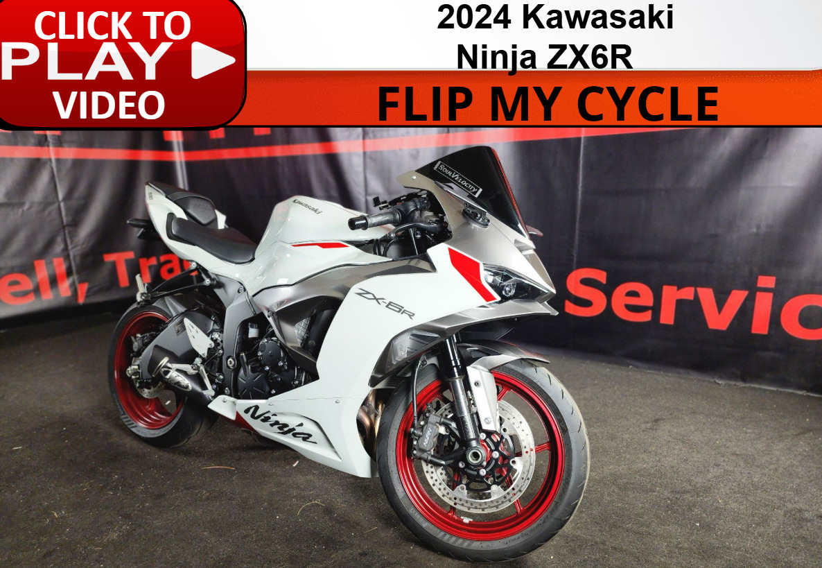 White 2024 Kawasaki Ninja ZX-6R Motorcycles For Sale - Cycle Trader