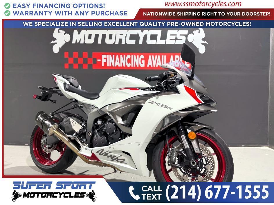 White 2024 Kawasaki Ninja ZX-6R Motorcycles For Sale - Cycle Trader