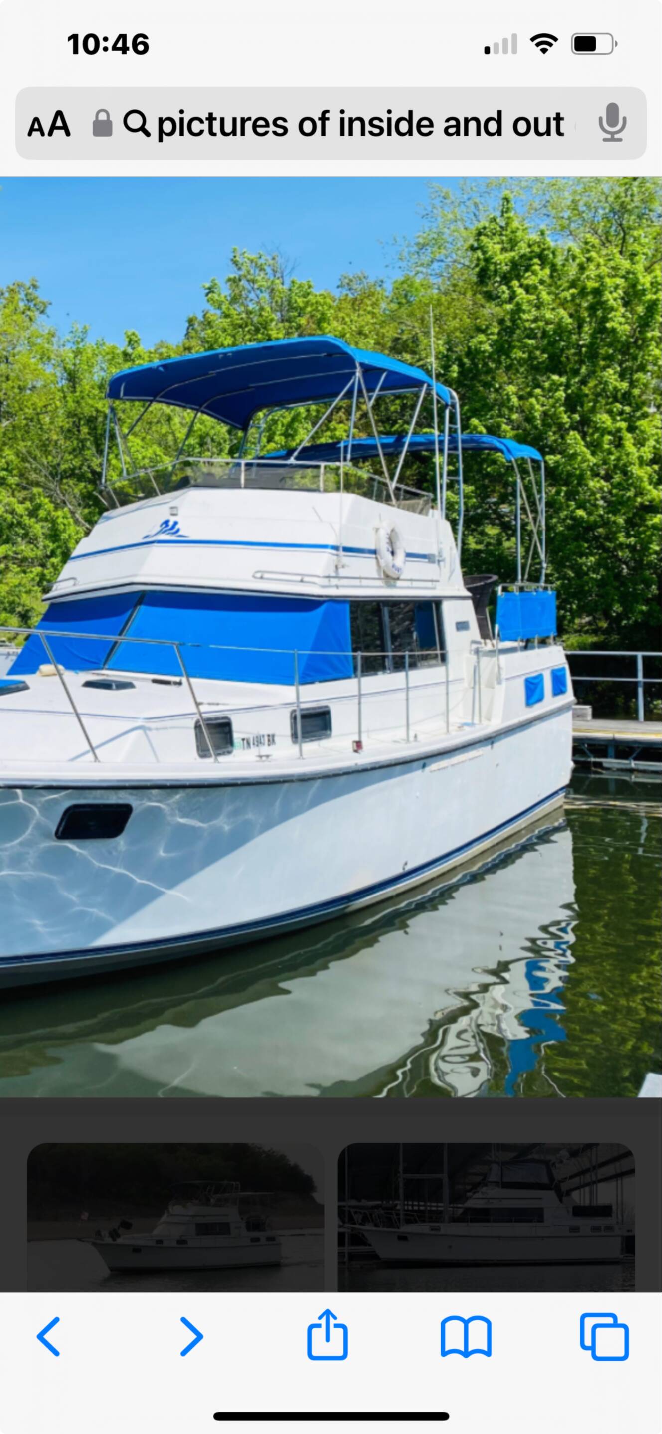 A photo of this 1988 Carver 3607 Aft Cabin Motoryacht