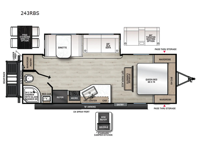A photo of this 2026 Coachmen Rv Catalina Legacy Edition 243RBS