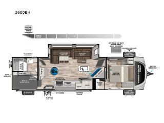 2026 FOREST RIVER VIBE 2600BH