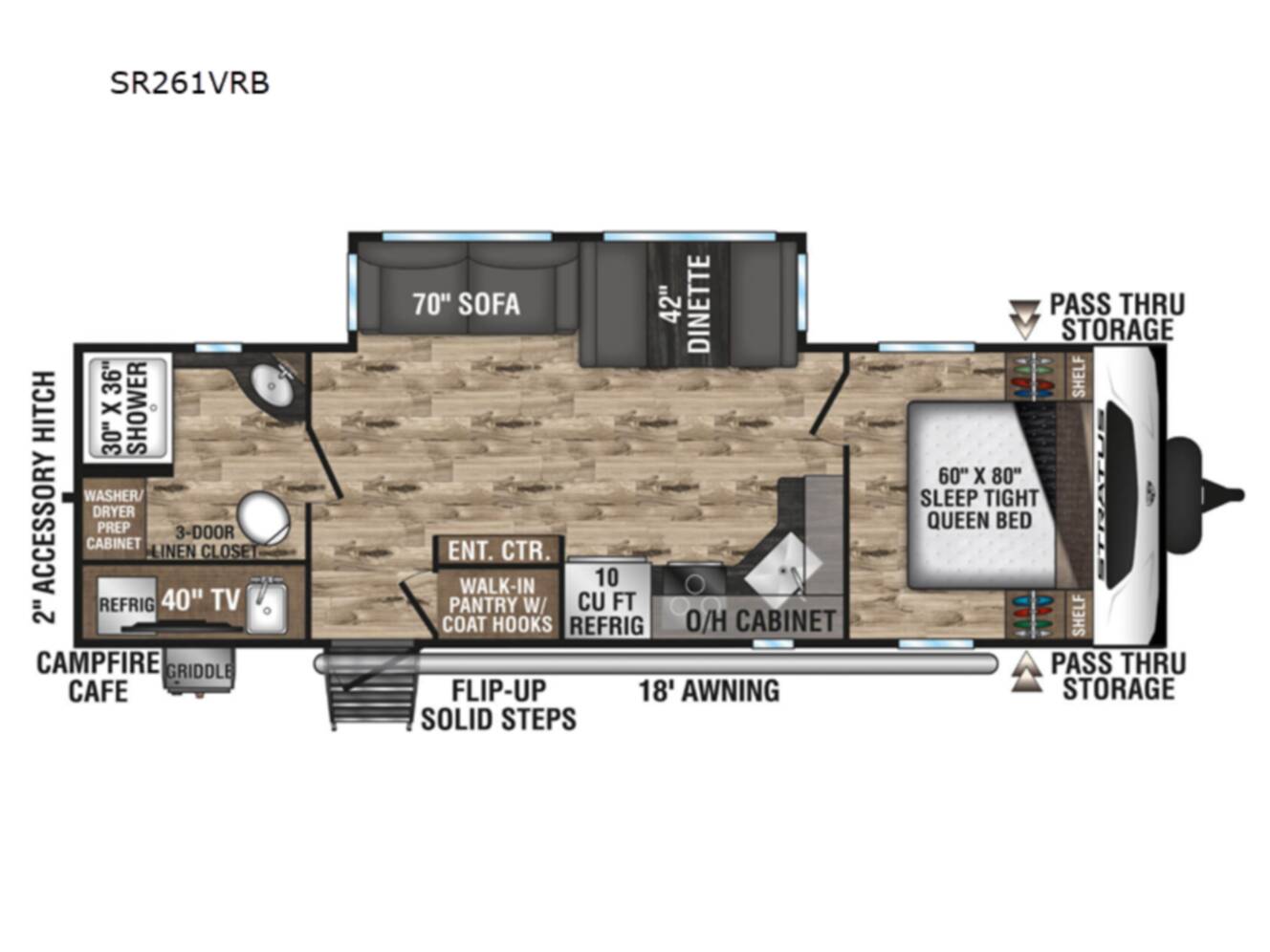 A photo of this 2024 Venture Rv Stratus SR261VRB