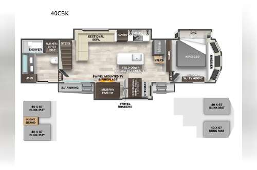 2026 Forest River Rv Cedar Creek Cottage 40CBK in adamstown PA