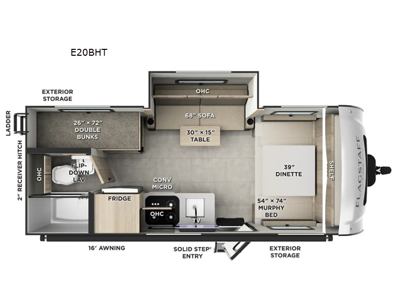 2026 Forest River Rv Flagstaff E-Pro E20BHT in windsor locks CT