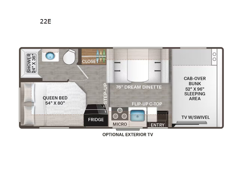 2023 Thor Motor Coach Four Winds 22E in ramsey MN