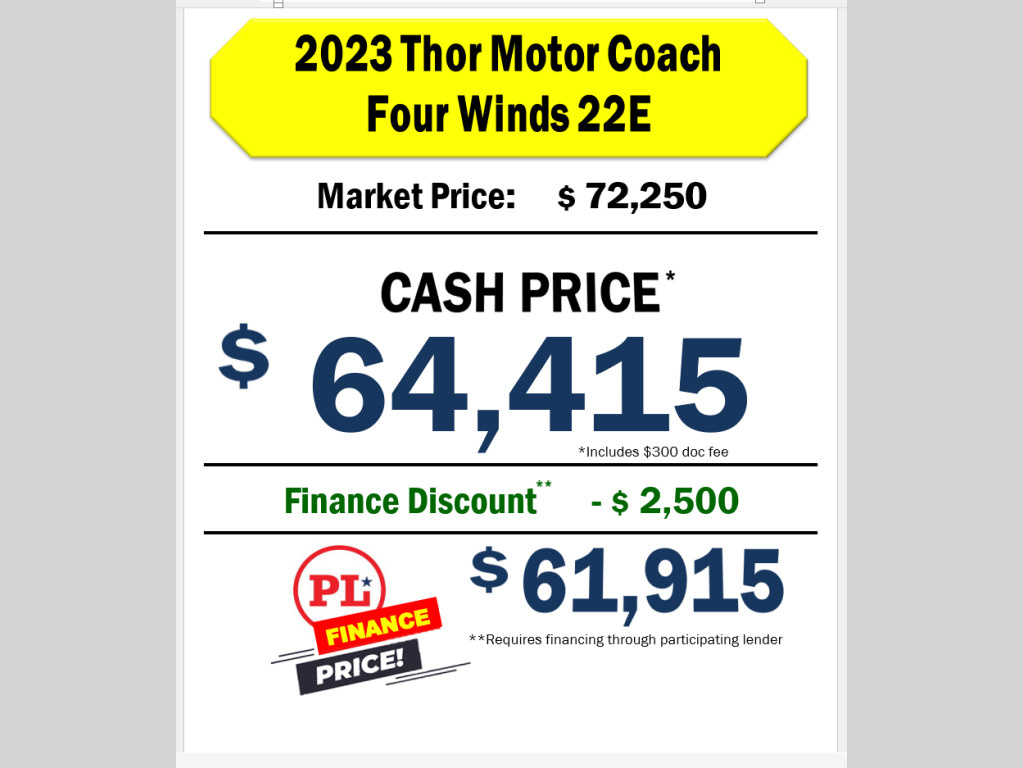 2023 Thor Motor Coach Four Winds 22E in ramsey MN