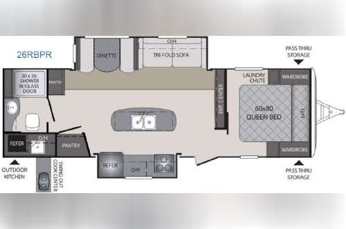2016 Keystone Rv Premier Ultra Lite 26RBPR in brainerd MN