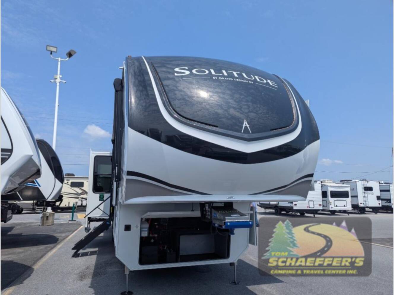 A photo of this 2026 Grand Design Solitude 390RK