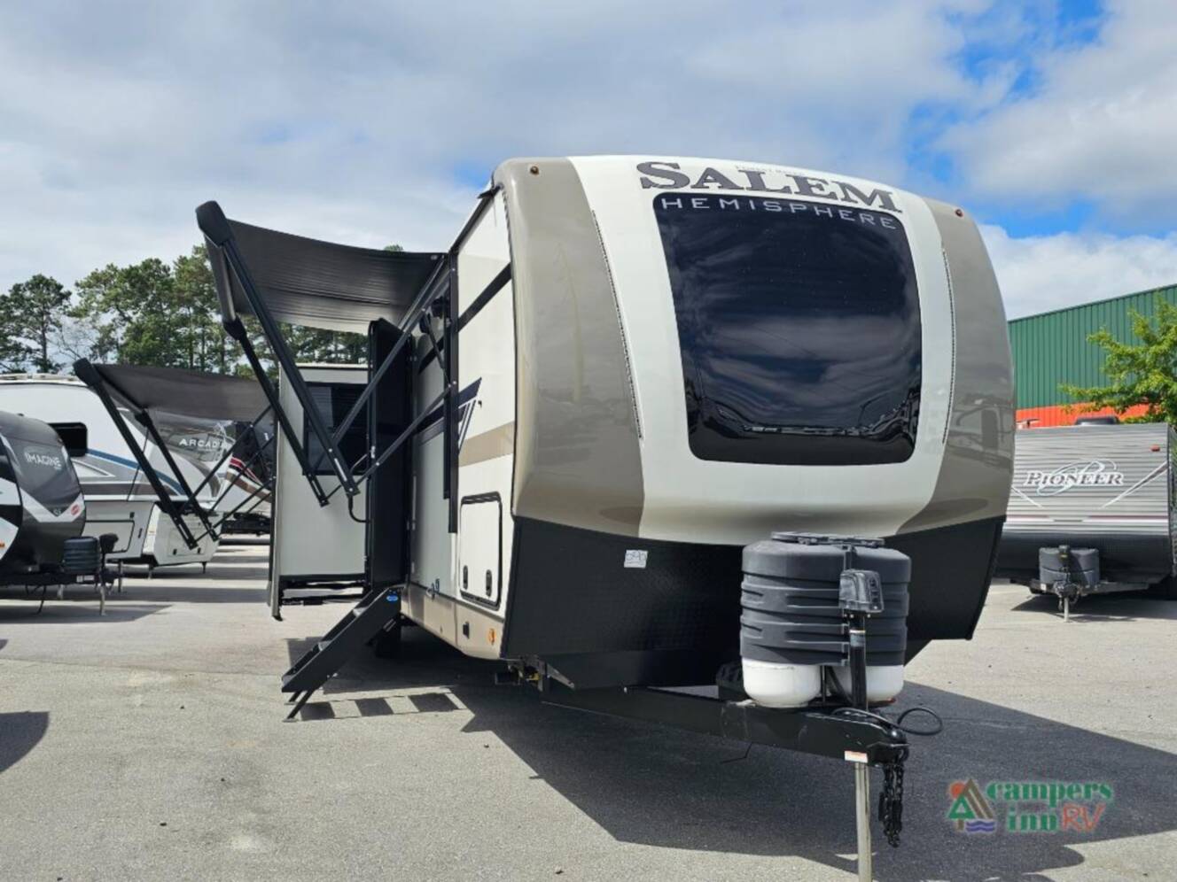 A photo of this 2024 Forest River Rv Salem Hemisphere 310BHI