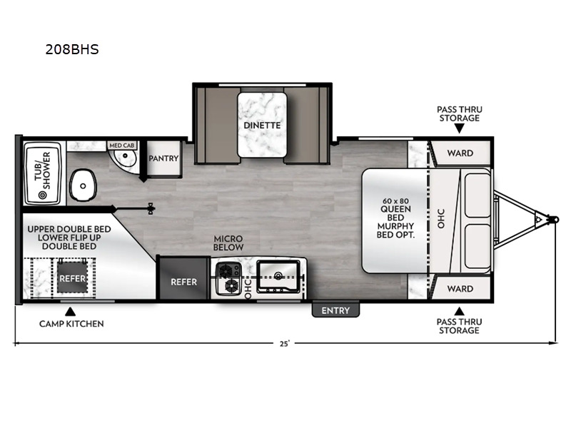 2024 Forest River Rv Apex 208BHS in raynham MA
