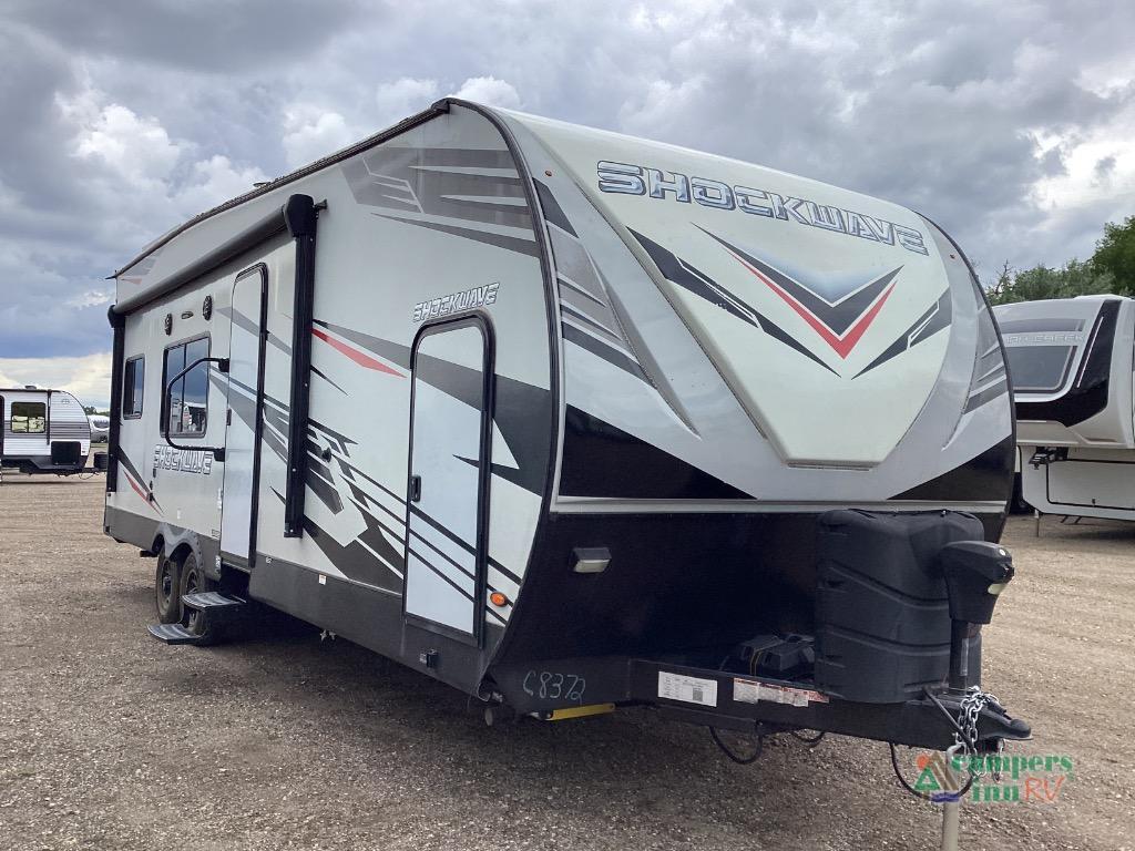 2022 Forest River Rv Shockwave 26QSDX Travel Trailer Toy Hauler RV