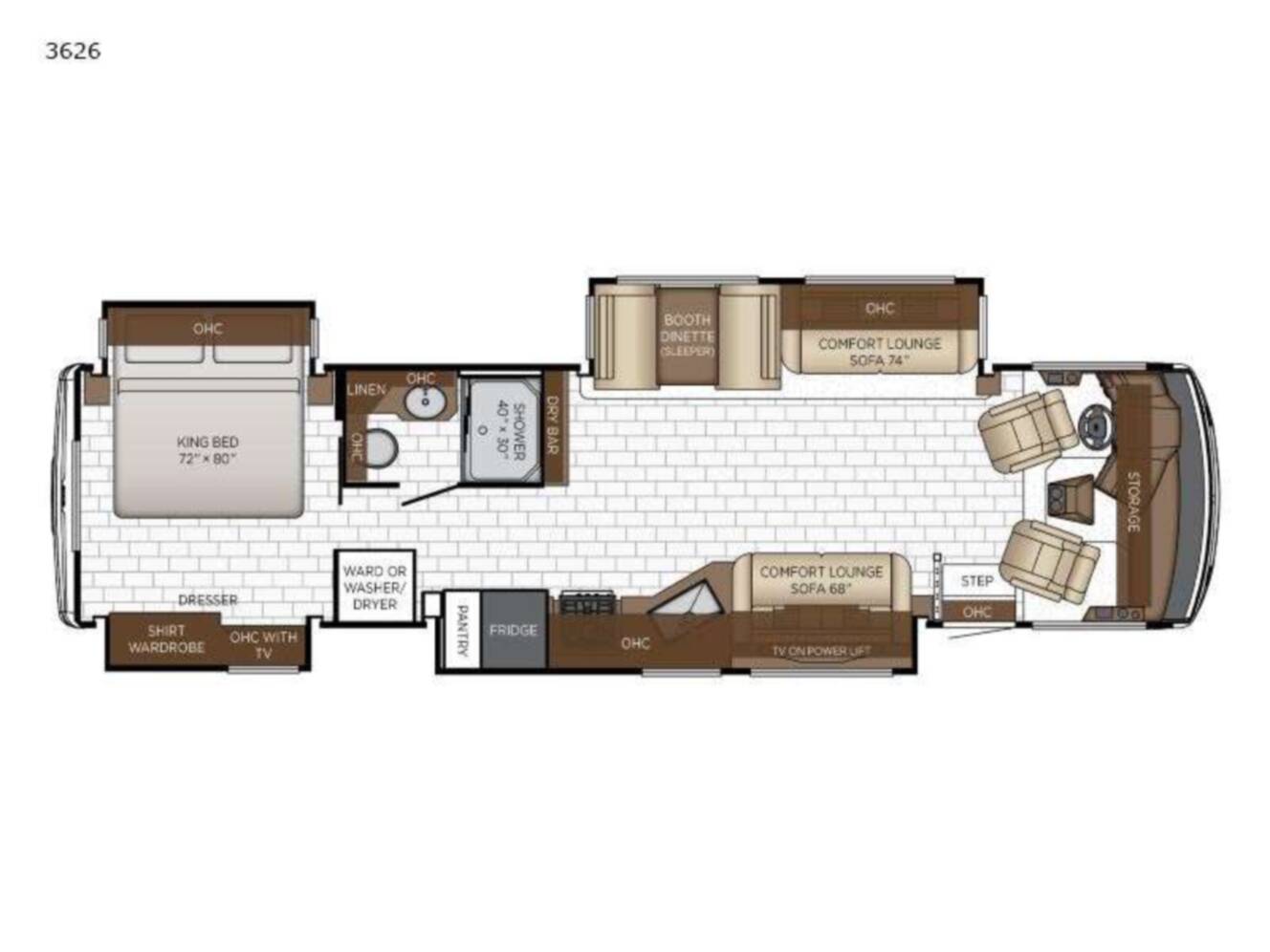A photo of this 2025 Newmar Bay Star 3626