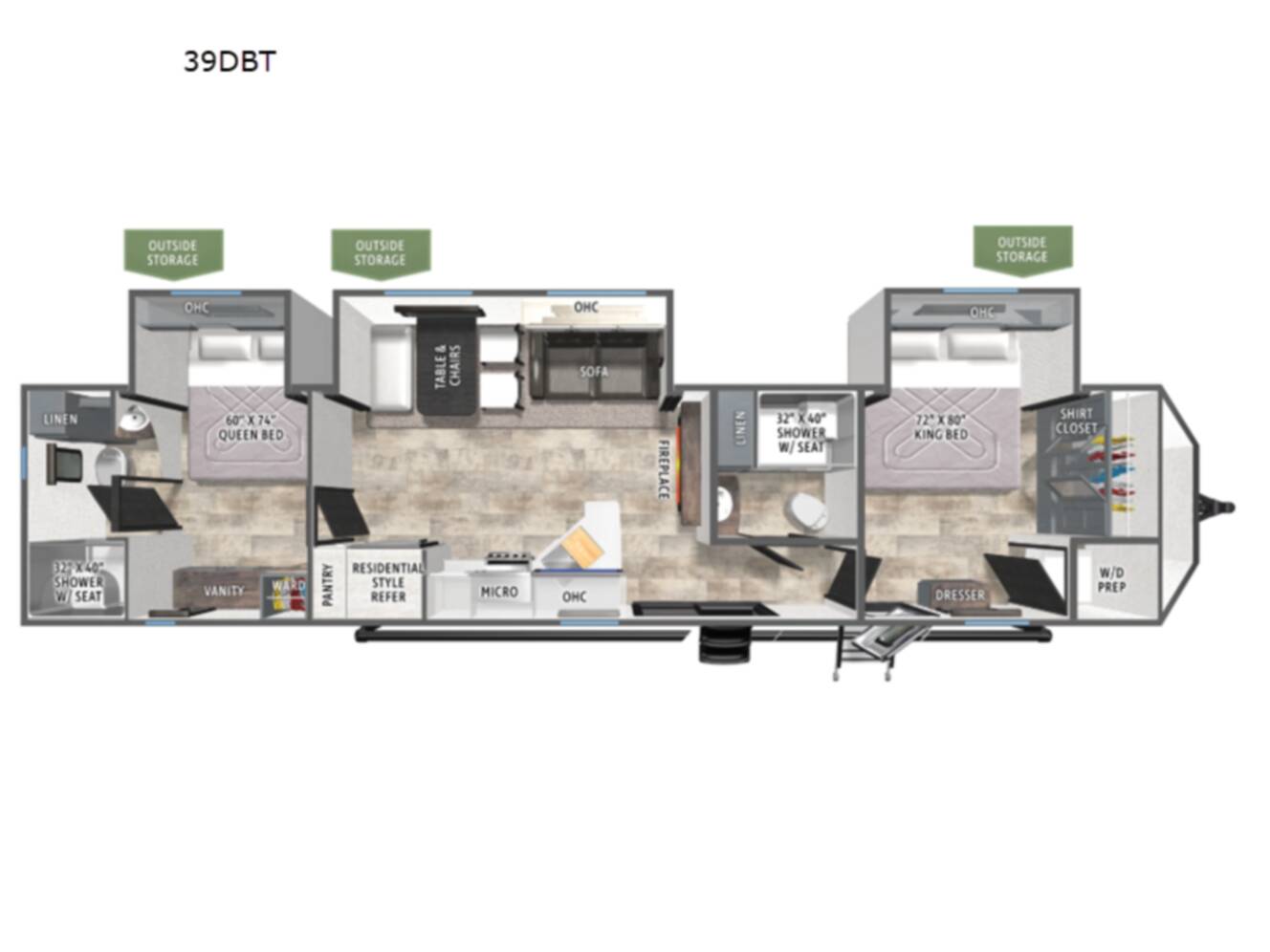A photo of this 2026 Forest River Rv Puma Vista 39DBT