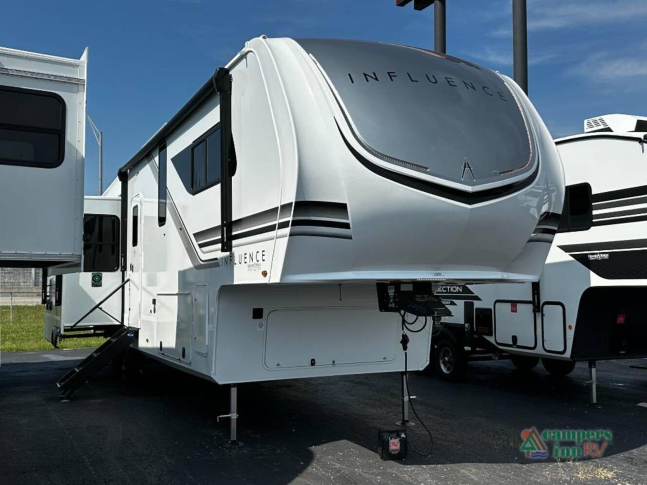 A photo of this 2026 Grand Design Influence 3503GK