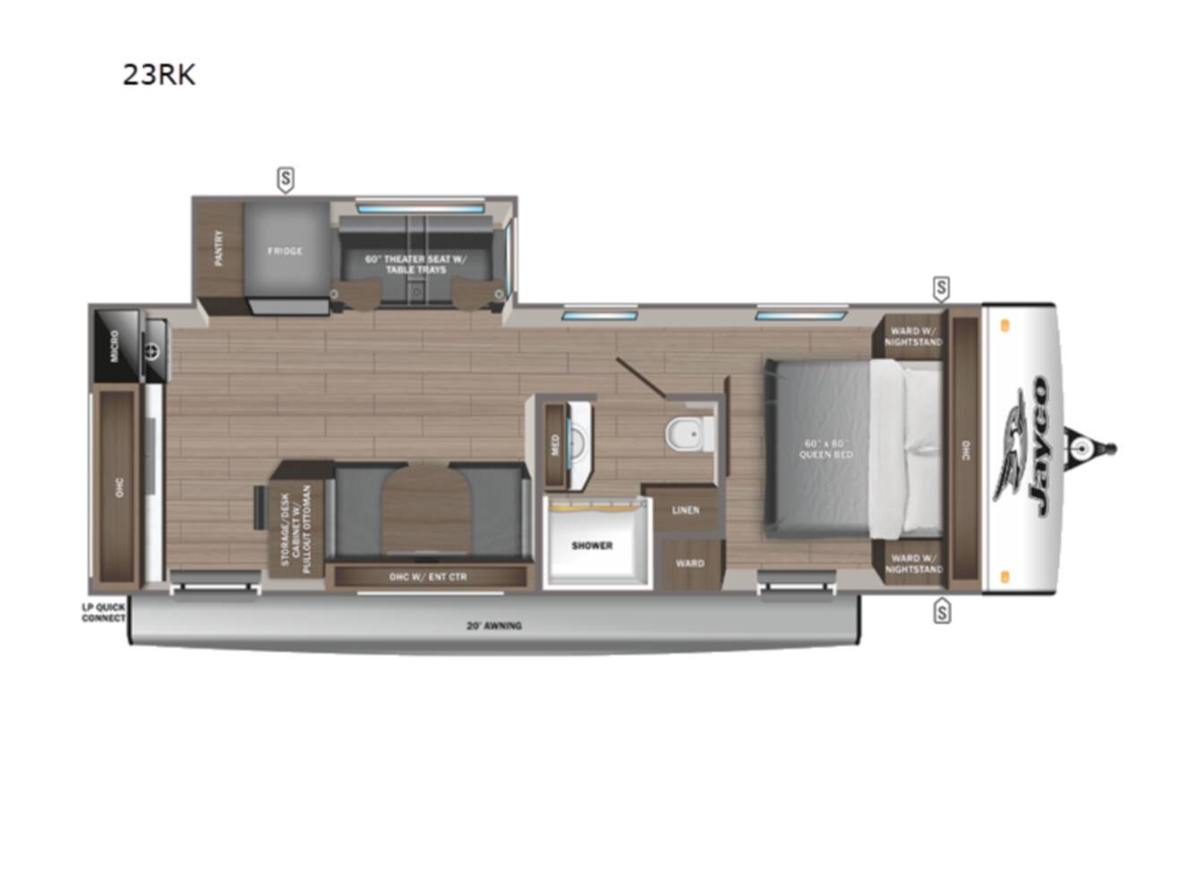 A photo of this 2026 Jayco Jay Feather 23RK