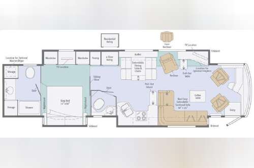 2012 Winnebago Ellipse 42QD in clarksville IN