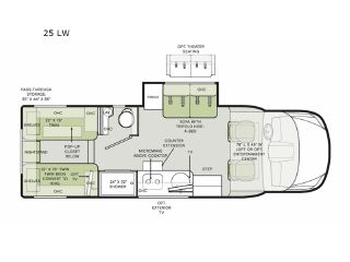 2025 TIFFIN MOTORHOMES WAYFARER 25XLW