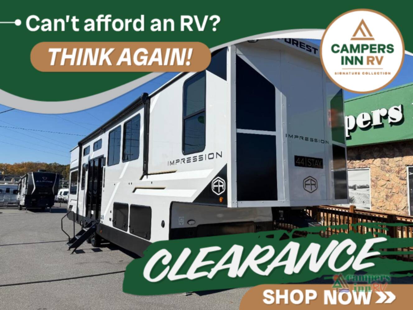 A photo of this 2026 Forest River Rv Impression 44STAY