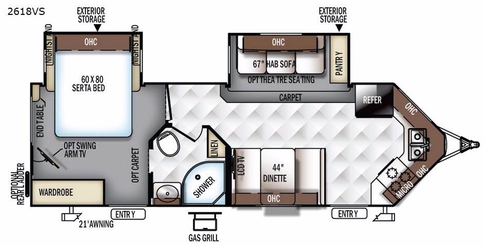 2017 Forest River Rv Rockwood Ultra Lite 2618VS in hatfield PA