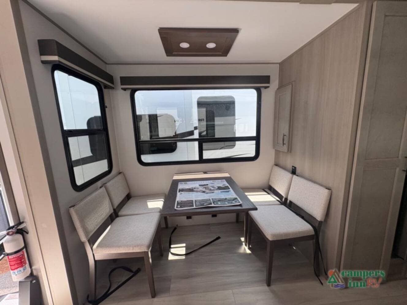 A photo of this 2025 Grand Design Influence 3203GK