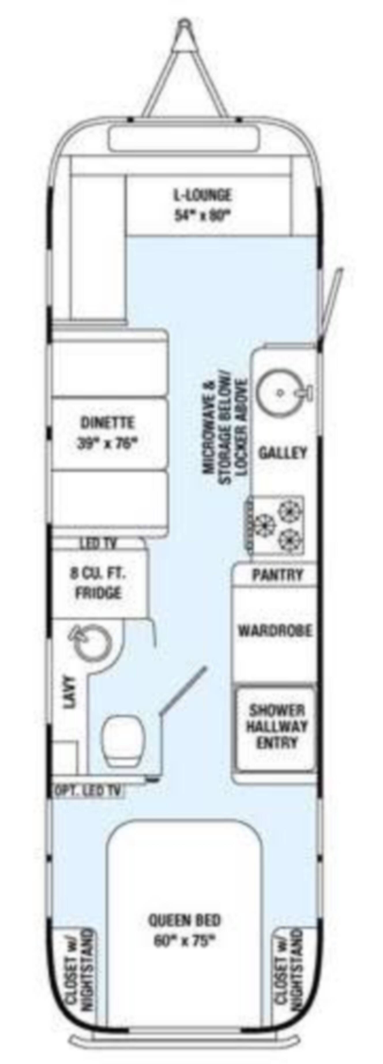 A photo of this 2015 Airstream International Serenity 30RB QUEEN