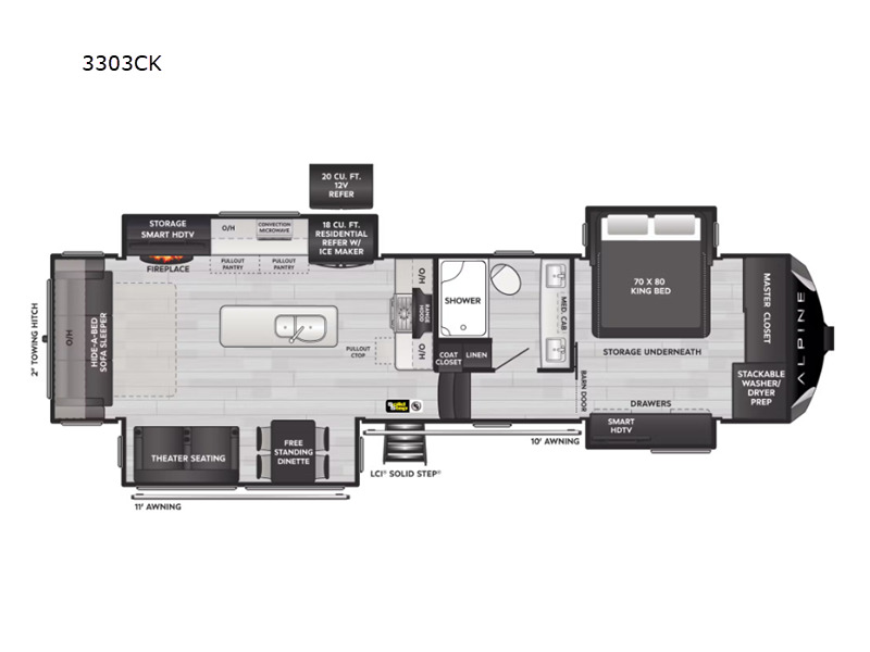 2025 Keystone Rv Alpine 3303CK in gambrills MD