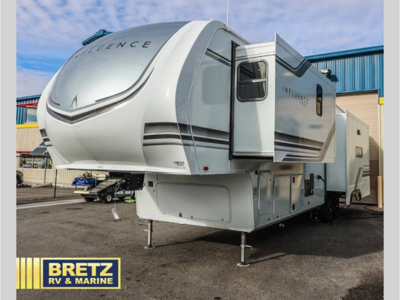 A photo of this 2026 Grand Design Influence 3503GK