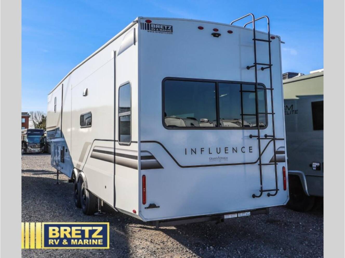 A photo of this 2026 Grand Design Influence 3503GK