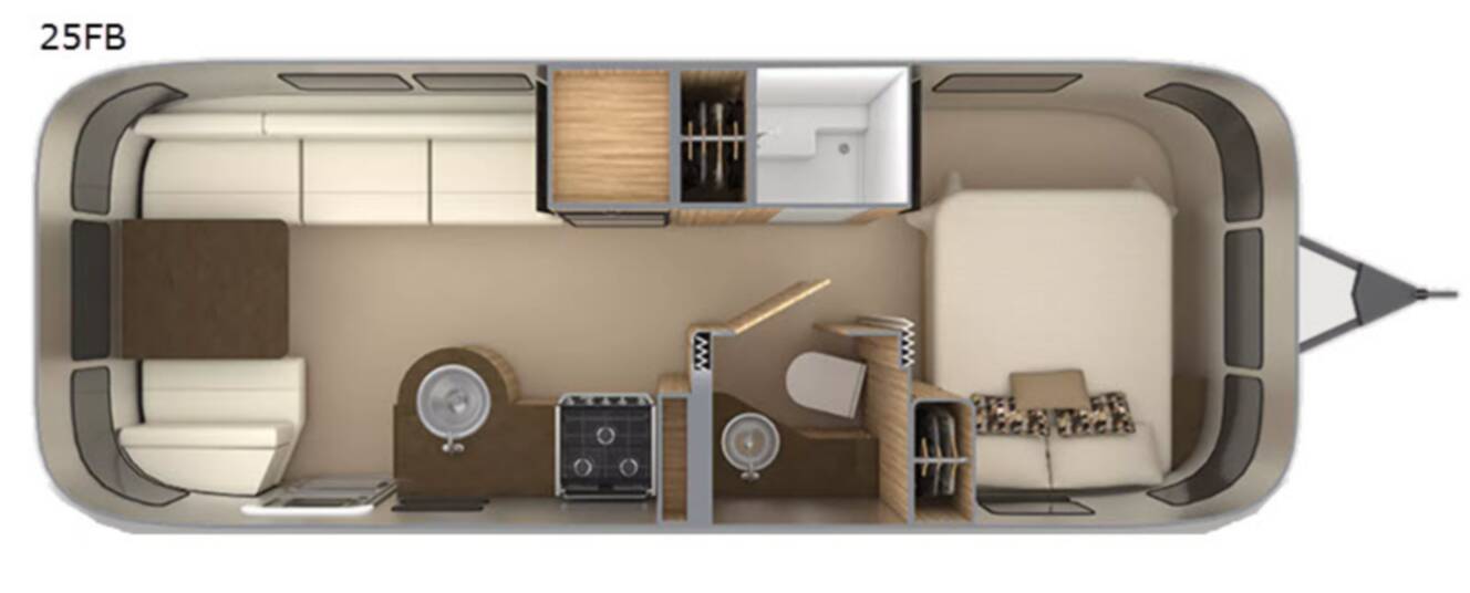 A photo of this 2020 Airstream Flying Cloud 25FB