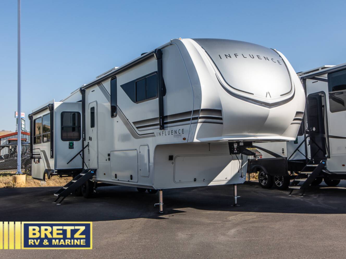 A photo of this 2026 Grand Design Influence 3503GK