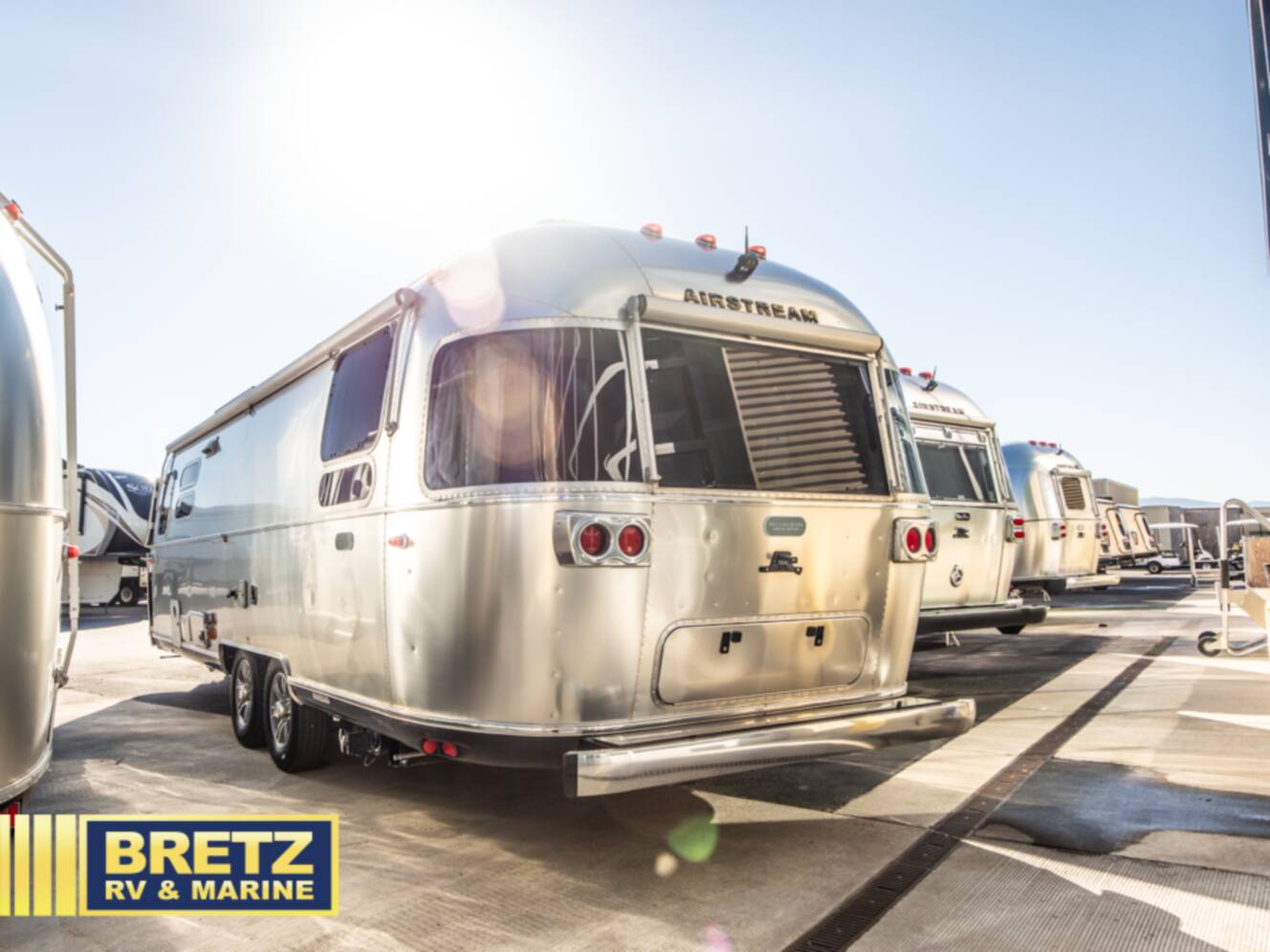 A photo of this 2022 Airstream Pottery Barn Special Edition 28RB