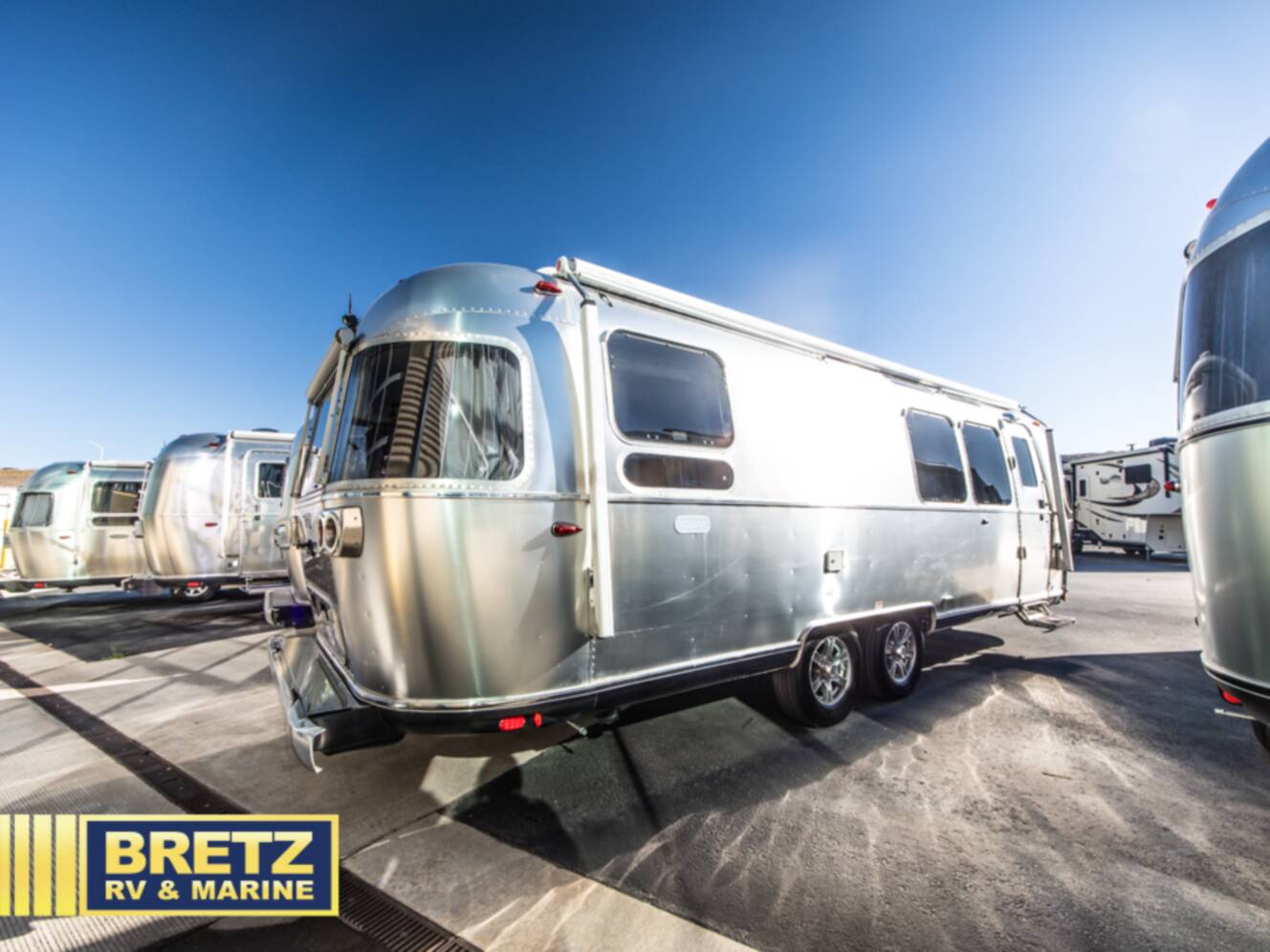 A photo of this 2022 Airstream Pottery Barn Special Edition 28RB