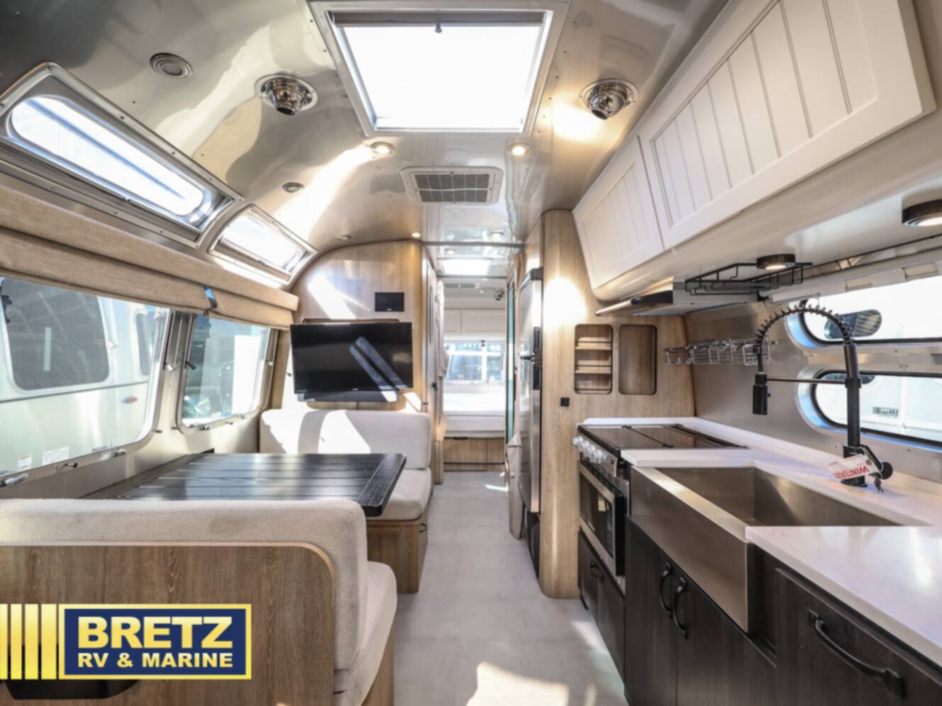 A photo of this 2022 Airstream Pottery Barn Special Edition 28RB