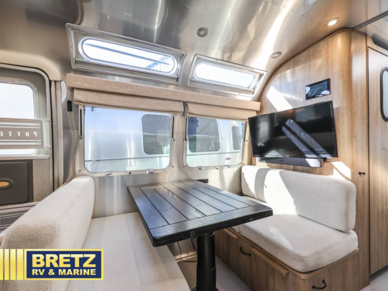A photo of this 2022 Airstream Pottery Barn Special Edition 28RB
