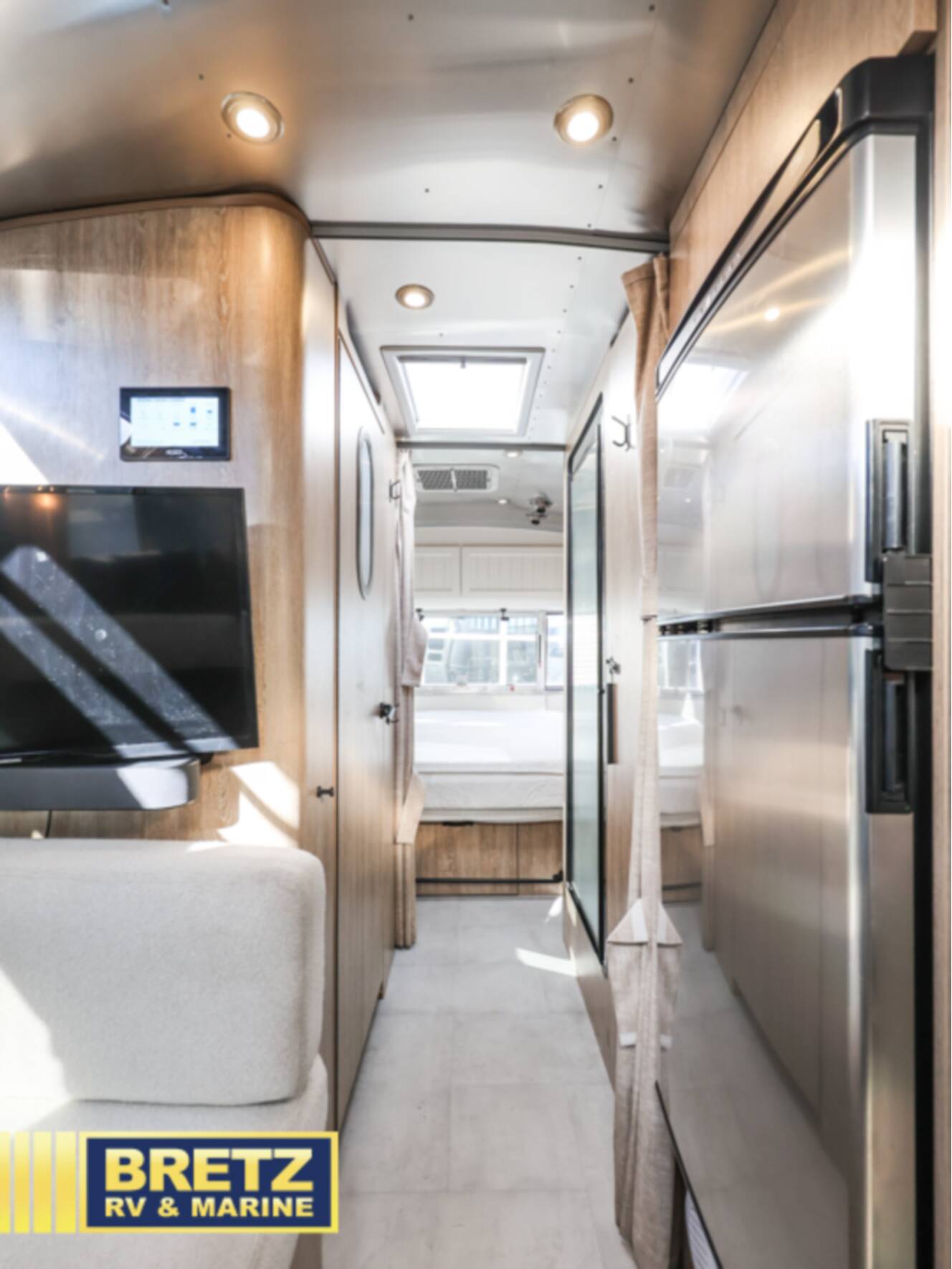 A photo of this 2022 Airstream Pottery Barn Special Edition 28RB