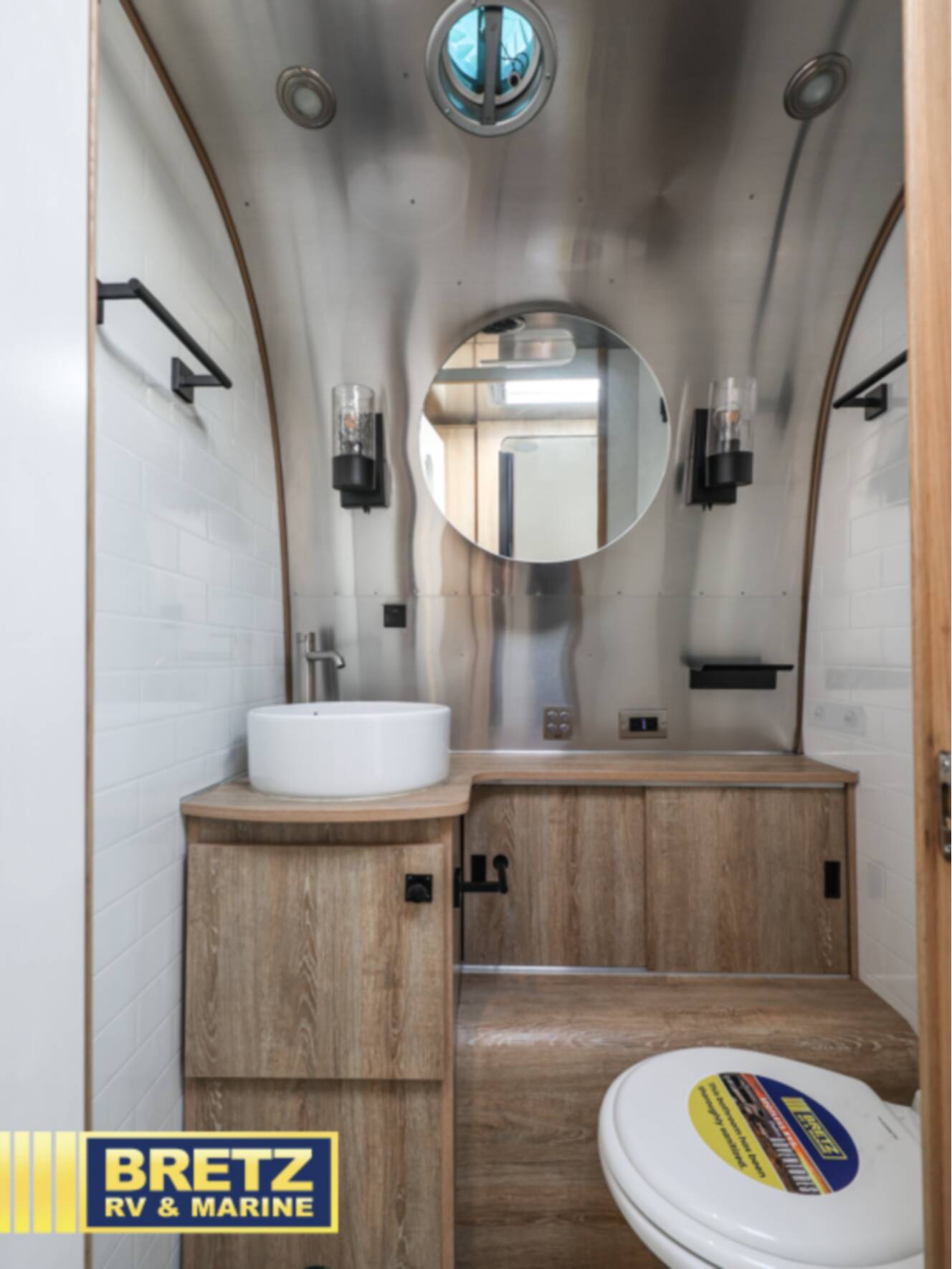 A photo of this 2022 Airstream Pottery Barn Special Edition 28RB