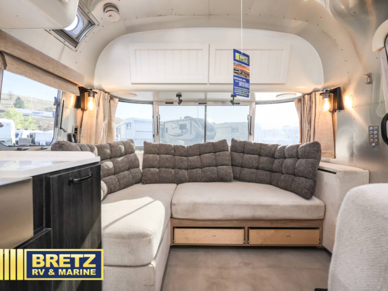 A photo of this 2022 Airstream Pottery Barn Special Edition 28RB