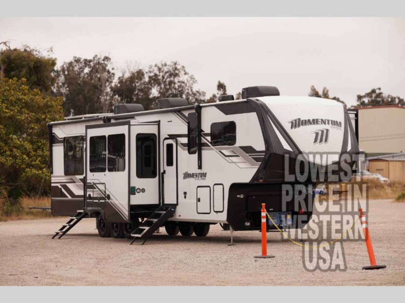 A photo of this 2025 Grand Design Momentum M-Class 381MS
