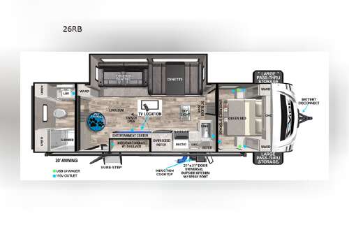 2023 Forest River Rv Vibe 26RB in east earl PA