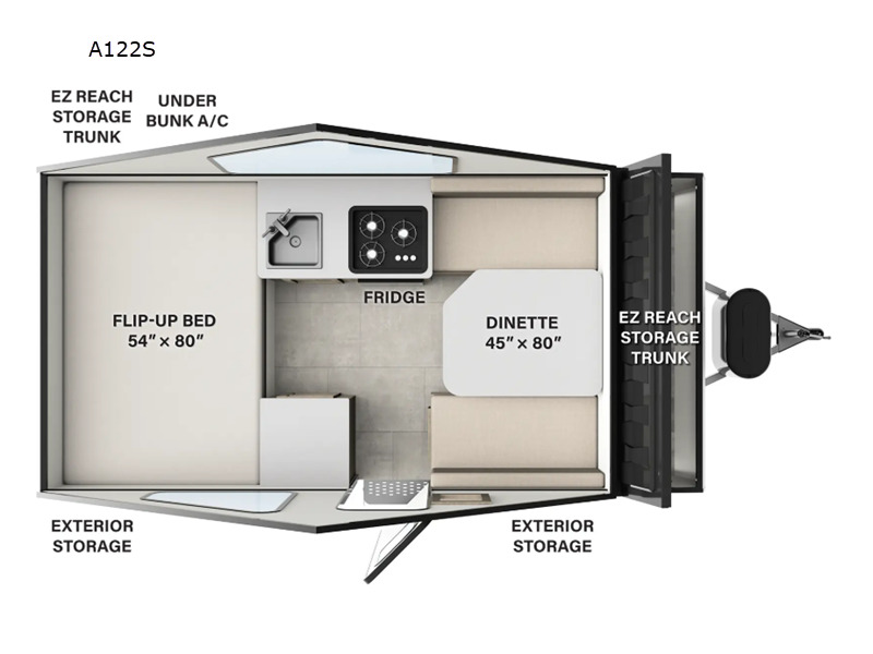 2025 Forest River Rv Rockwood Hard Side Series A122S in holland OH