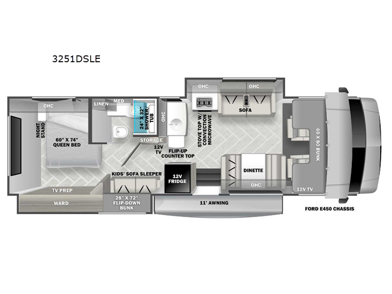 2024 Forest River Rv Forester LE 3251DSLE Ford in holland OH