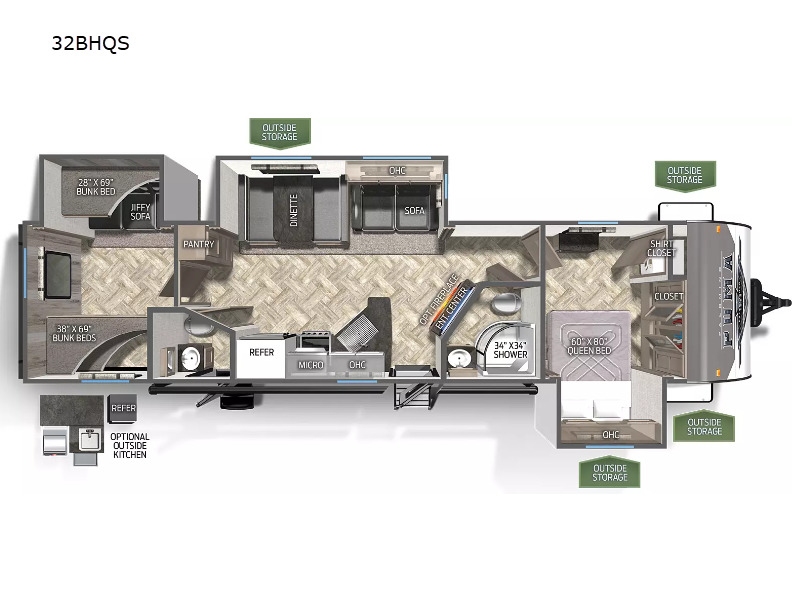 2024 Palomino Puma 32BHQS in holland OH