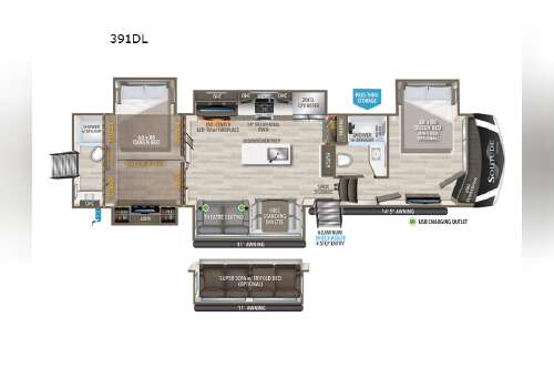 2024 Grand Design Solitude 391DL in perry IA